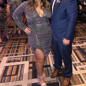 Glitter/Purple dress